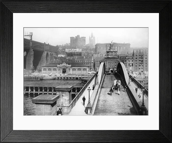 Framed Print : Swing Bridge, Newcastle upon Tyne Framed Print : Swing Bridge, Newcastle upon Tyne