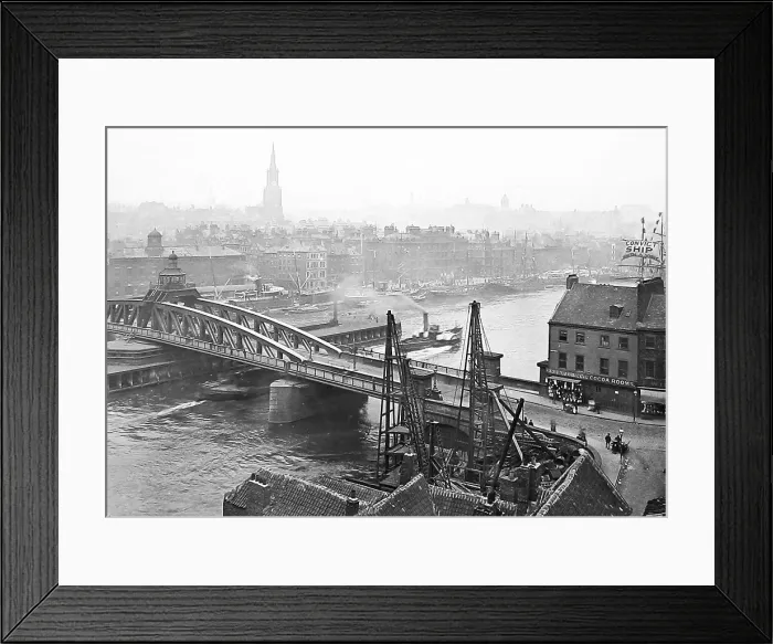 Framed Print : Swing Bridge, Newcastle upon Tyne Framed Print : Swing Bridge, Newcastle upon Tyne