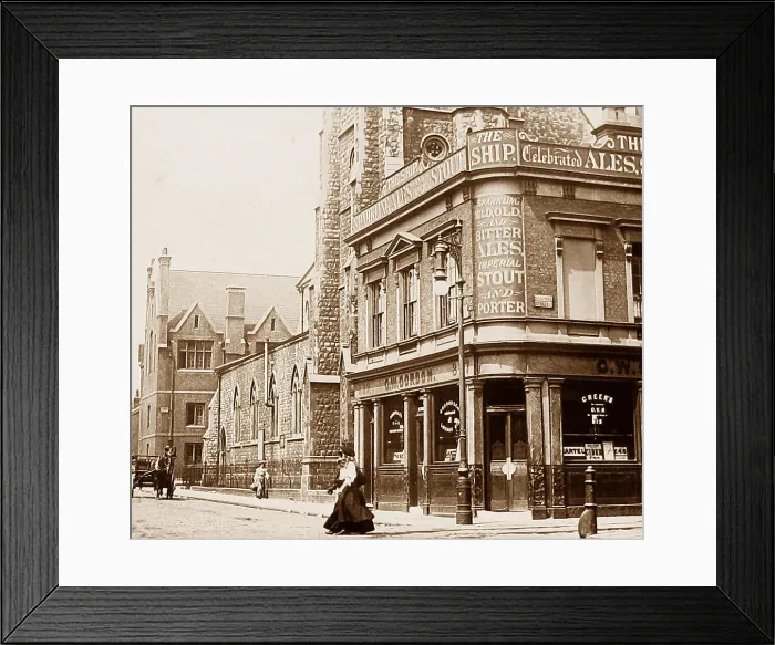 Framed Print : The Ship - Shadwell London Victorian period Framed Print : The Ship - Shadwell London Victorian period