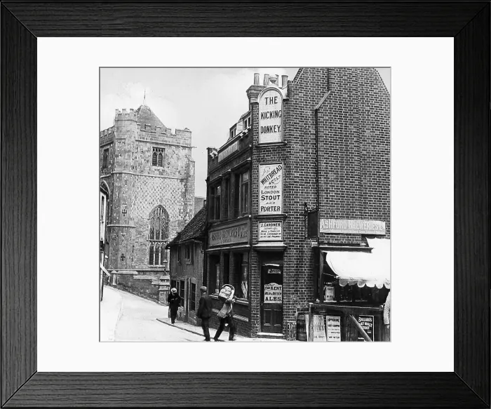 Framed Print : The Kicking Donkey pub, Hastings Framed Print : The Kicking Donkey pub, Hastings