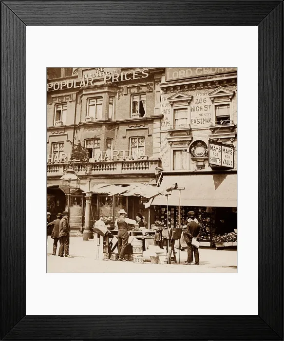 Framed Print : The Blind Beggar Bethnal Green London Victorian period Framed Print : The Blind Beggar Bethnal Green London Victorian period