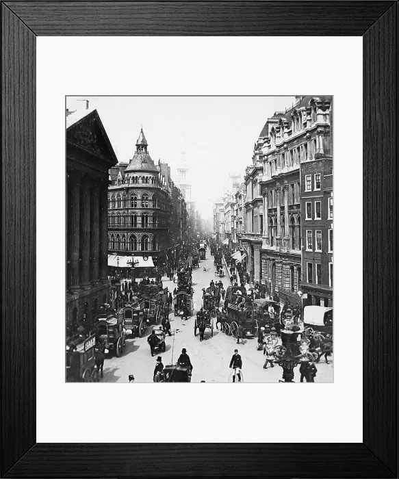 Framed Print : The Mansion House London Victorian period Framed Print : The Mansion House London Victorian period