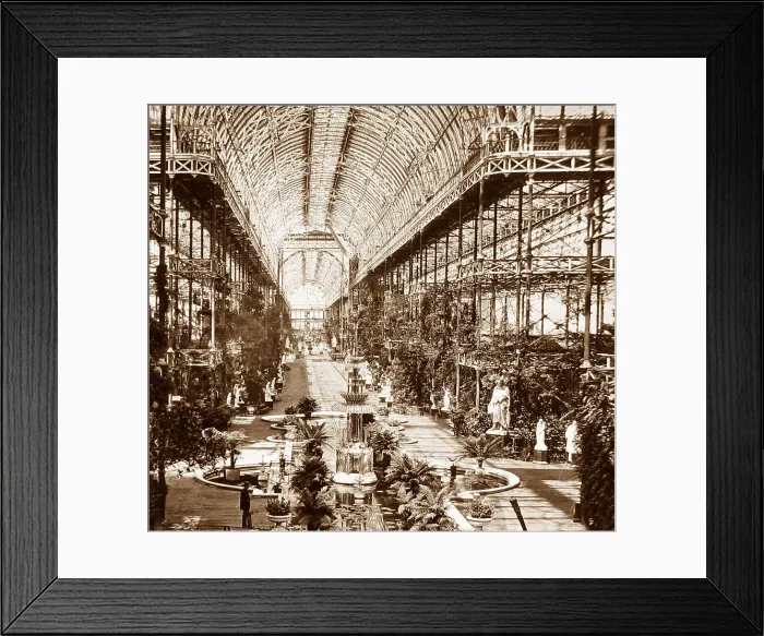 Framed Print : Crystal Palace London Victorian period Framed Print : Crystal Palace London Victorian period