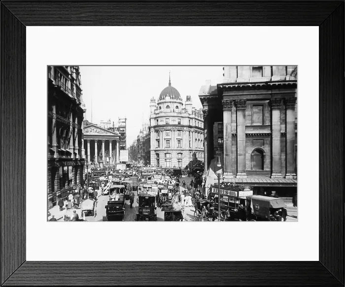 Framed Print : The Mansion House London early 1900s Framed Print : The Mansion House London early 1900s
