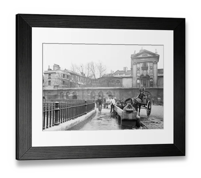 Framed Print : Bartholomew's Hospital London Victorian period Framed Print : Bartholomew's Hospital London Victorian period