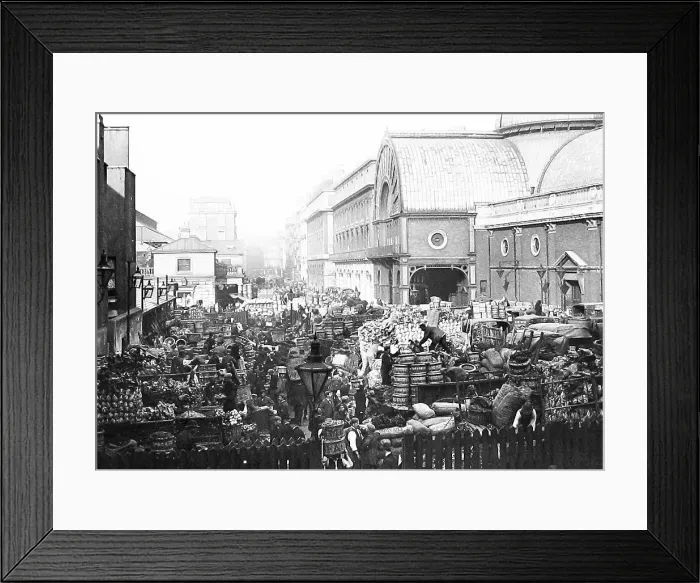 Framed Print : Covent Garden London Victorian period Framed Print : Covent Garden London Victorian period