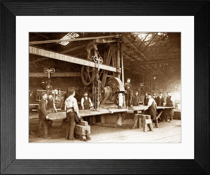 Framed Print : Thames Ironworks and Shipbuilding Company - Building