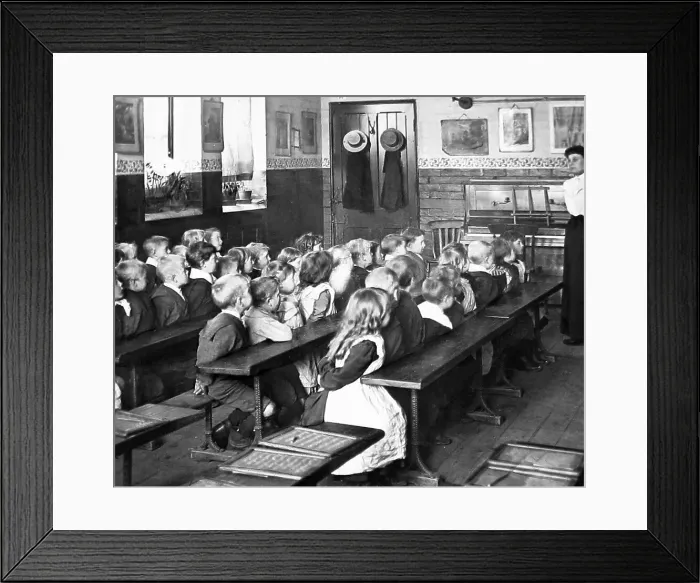 Framed Print : School Victorian period Framed Print : School Victorian period