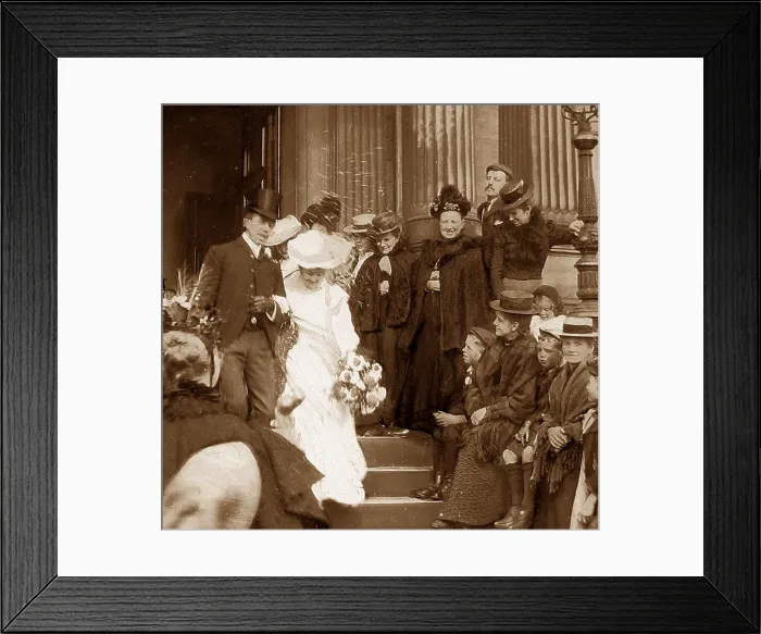 Framed Print : A Victorian Wedding Framed Print : A Victorian Wedding