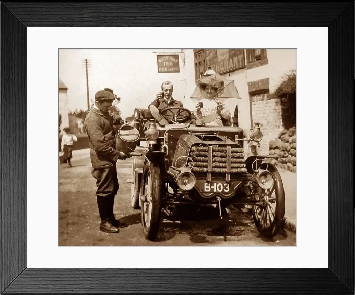 Framed Print : Veteran Car early 1900s Framed Print : Veteran Car early 1900s