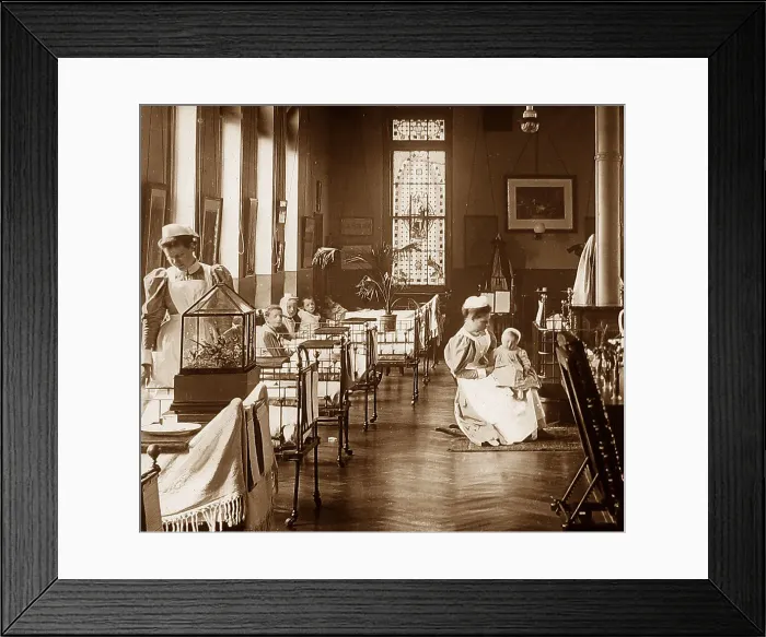 Framed Print : Children's Hospital Ward Framed Print : Children's Hospital Ward