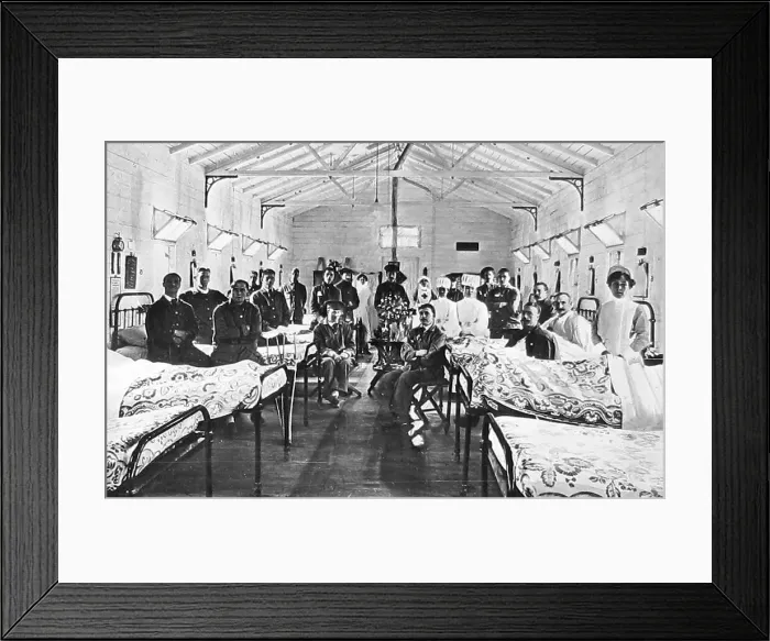 Framed Print : Red Cross Hospital during WW1 Framed Print : Red Cross Hospital during WW1