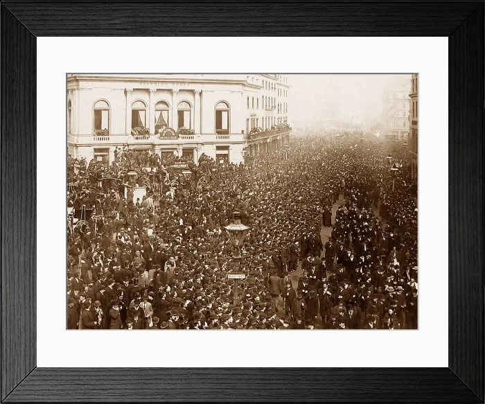 Framed Print : London Reform Demonstration 21st July 1884 Framed Print : London Reform Demonstration 21st July 1884
