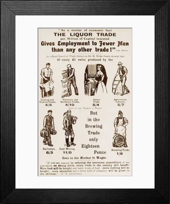 Framed Print : Temperance message Framed Print : Temperance message