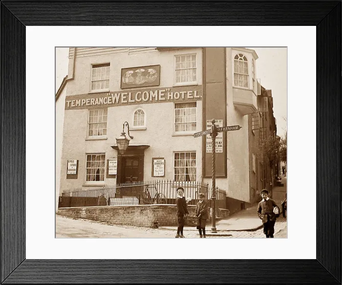 Framed Print : Temperance Hotel Framed Print : Temperance Hotel