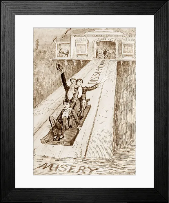 Framed Print : Temperance message Framed Print : Temperance message