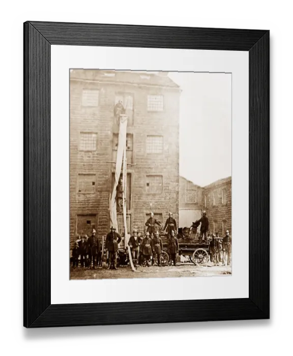 Framed Print : Burnley Fire Brigade Framed Print : Burnley Fire Brigade