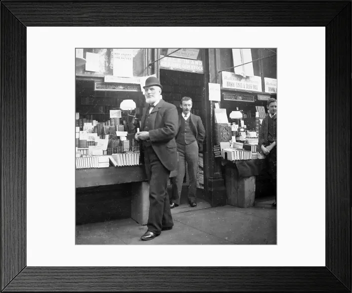 Framed Print : Burnley Waddington and Lupton Bookseller early 1900s Framed Print : Burnley Waddington and Lupton Bookseller early 1900s