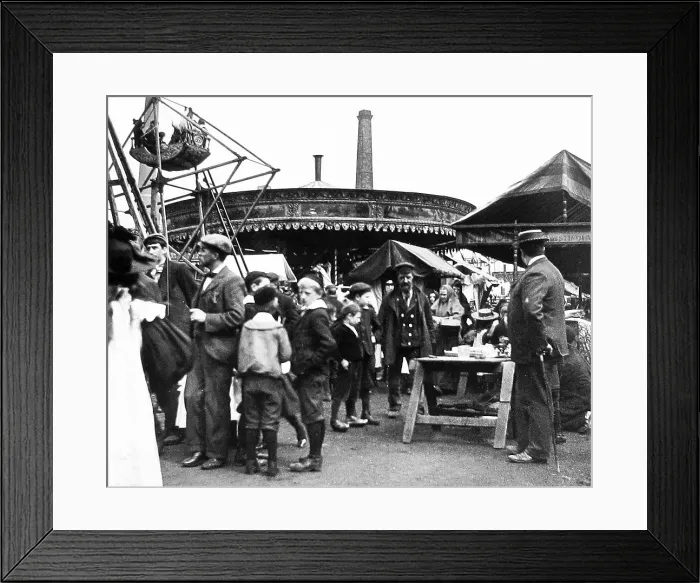 Framed Print : Burnley Fair in 1899 Framed Print : Burnley Fair in 1899
