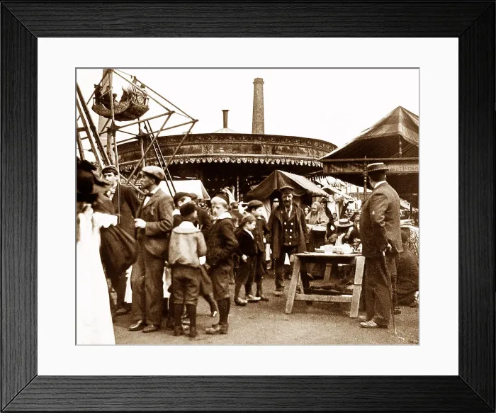 Framed Print : Burnley Fair in 1899 Framed Print : Burnley Fair in 1899