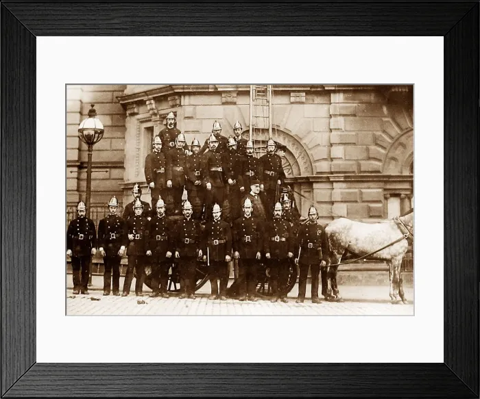 Framed Print : Burnley Fire Brigade Framed Print : Burnley Fire Brigade
