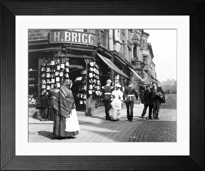 Framed Print : Burnley St. James Street early 1900s Framed Print : Burnley St. James Street early 1900s