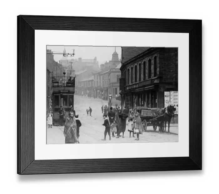 Framed Print : Padiham early 1900s Framed Print : Padiham early 1900s