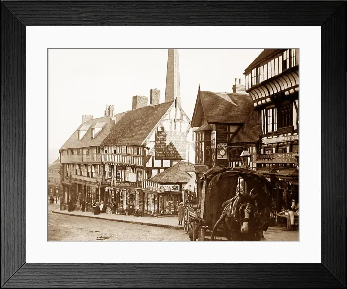 Framed Print : Wyle Cop, Shrewsbury Framed Print : Wyle Cop, Shrewsbury