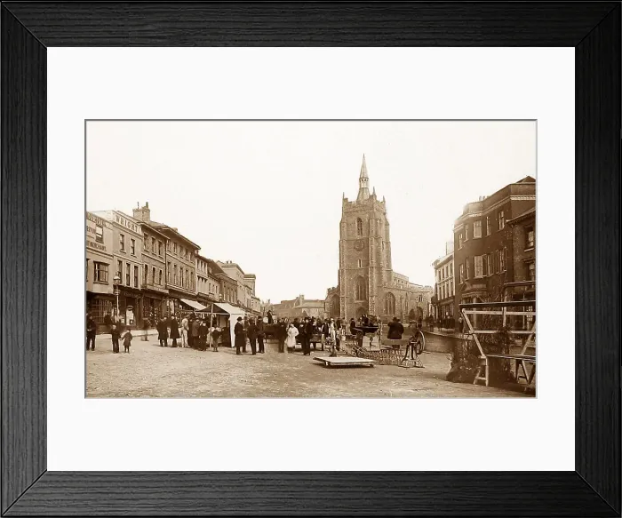 Framed Print : Sudbury Market Place Framed Print : Sudbury Market Place