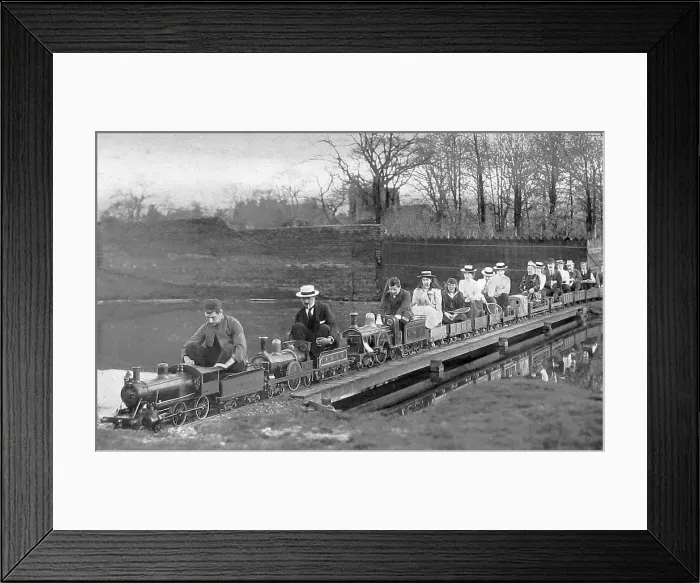Framed Print : Miniature Railway early 1900s Framed Print : Miniature Railway early 1900s