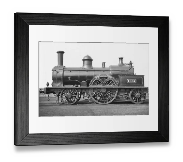 Framed Print : LNWR President steam locomotive Victorian period