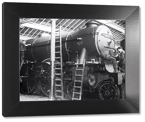 Building an LNER Pacific Steam Locomotive possibly 1930s