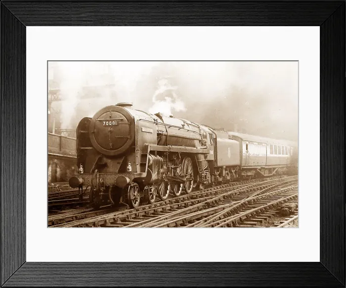 Framed Print : 70001 Lord Hurcombe, railway locomotive Framed Print : 70001 Lord Hurcombe, railway locomotive
