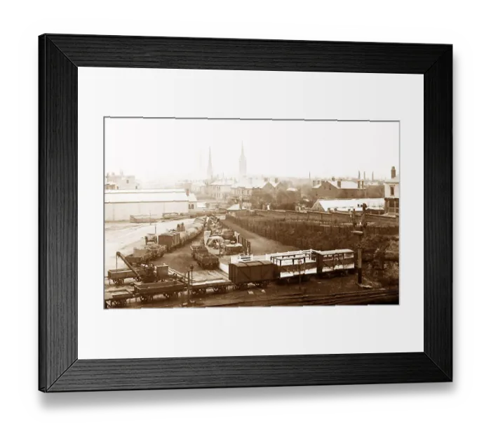 Framed Print : Railway sidings, Coventry Framed Print : Railway sidings, Coventry