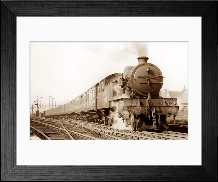 Framed Print : Steam locomotive No 7679 in 1930 Framed Print : Steam locomotive No 7679 in 1930