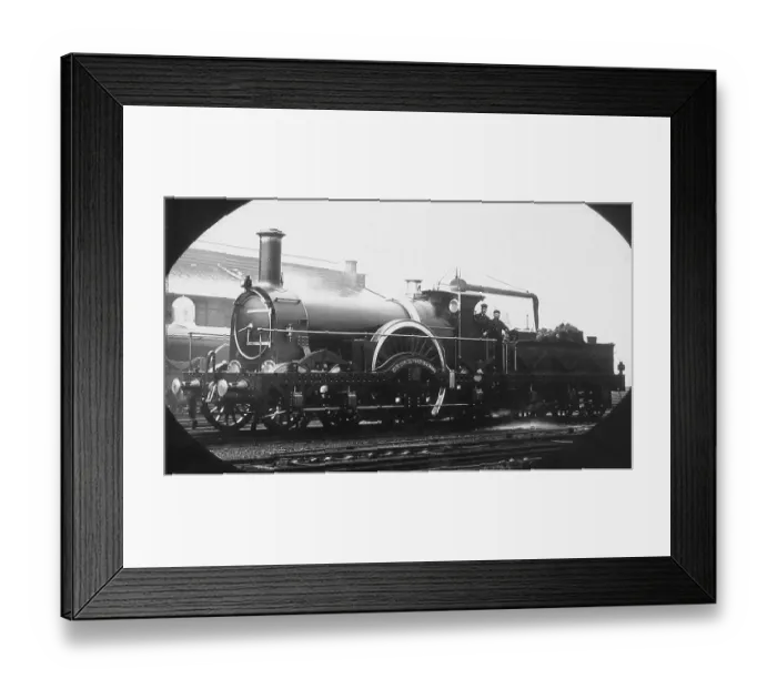 Framed Print : The Great Western Steam locomotive Victorian period Framed Print : The Great Western Steam locomotive Victorian period