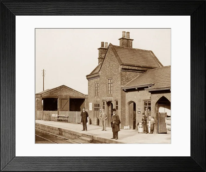 Framed Print : Holmes Chapel Railway Station Framed Print : Holmes Chapel Railway Station