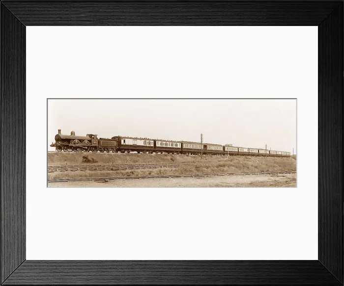 Framed Print : LNWR passenger Train in 1904 Framed Print : LNWR passenger Train in 1904