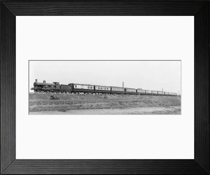 Framed Print : LNWR Railway passenger train in 1904 Framed Print : LNWR Railway passenger train in 1904