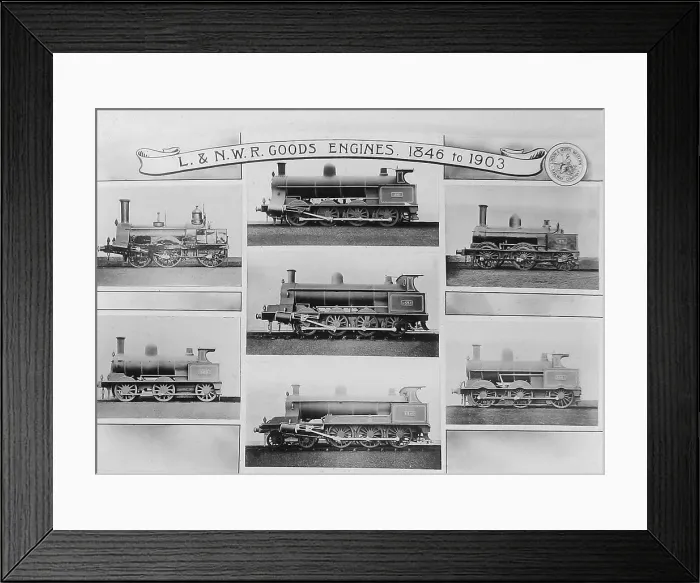 Framed Print : LNWR Goods engines 1846 to 1903 Framed Print : LNWR Goods engines 1846 to 1903