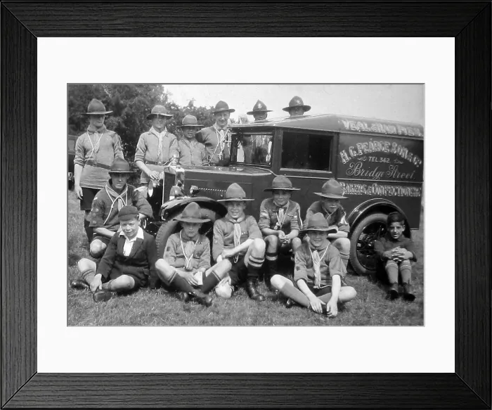 Framed Print : Liverpool Boy Scouts Framed Print : Liverpool Boy Scouts