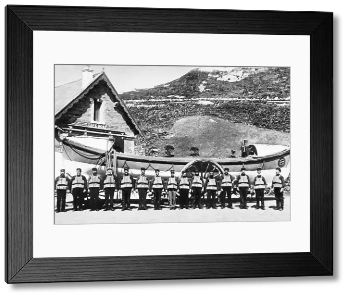 Framed Print : Ilfracombe Lifeboat Victorian period Framed Print : Ilfracombe Lifeboat Victorian period