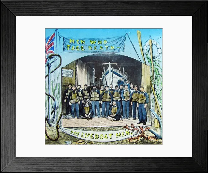Framed Print : Blackpool Lifeboatmen Victorian period Framed Print : Blackpool Lifeboatmen Victorian period