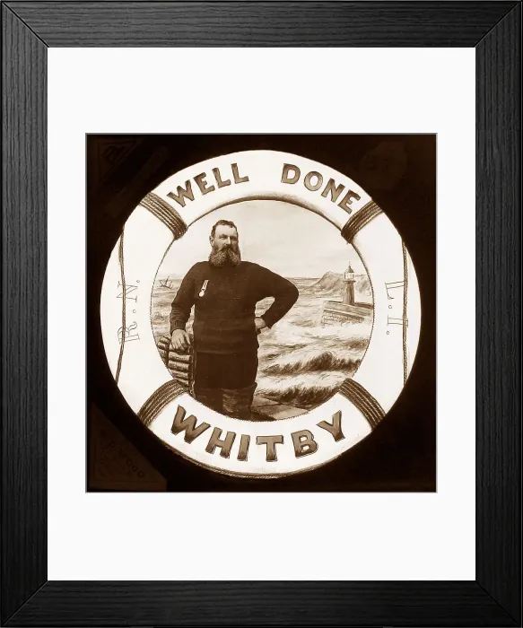Framed Print : Whitby Lifeboatman Henry Freeman Victorian period Framed Print : Whitby Lifeboatman Henry Freeman Victorian period