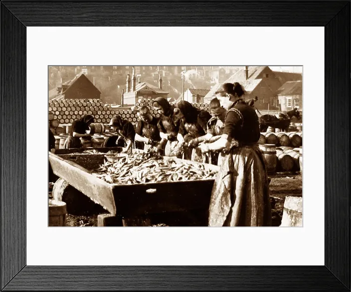 Framed Print : Fish Girls, Lowestof Framed Print : Fish Girls, Lowestof