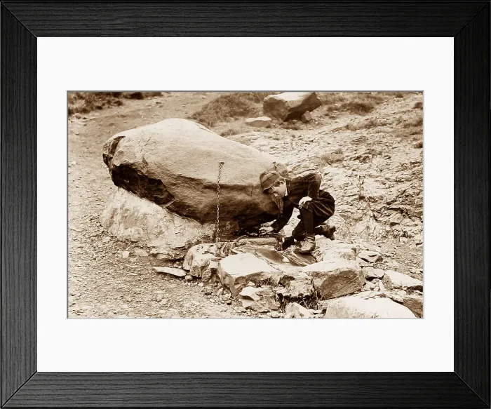 Framed Print : St. Anthony's Well, Edinburgh, Victorian period Framed Print : St. Anthony's Well, Edinburgh, Victorian period