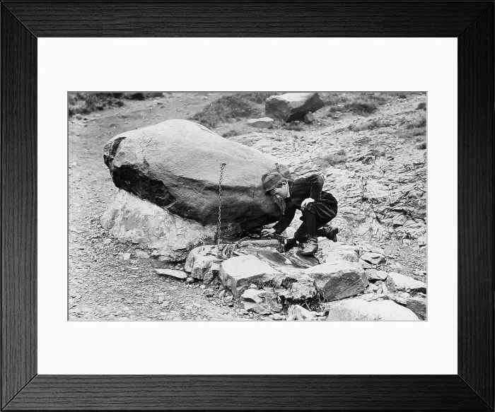 Framed Print : St. Anthony's Well, Edinburgh, Victorian period Framed Print : St. Anthony's Well, Edinburgh, Victorian period
