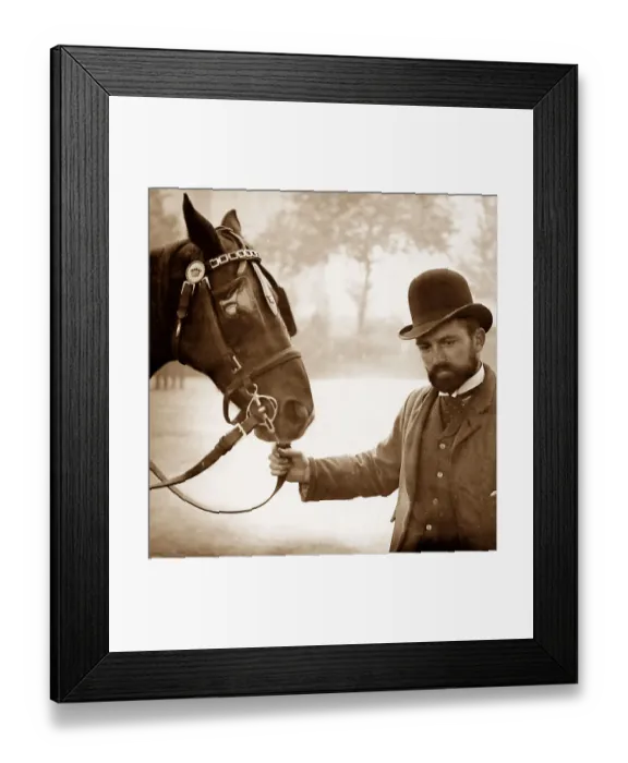 Framed Print : London Hansom Cab Driver Victorian period Framed Print : London Hansom Cab Driver Victorian period