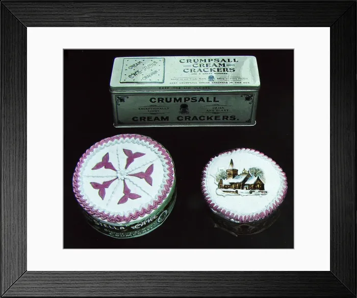Framed Print : Cooperative Wholesale Society cakes and crackers Framed Print : Cooperative Wholesale Society cakes and crackers