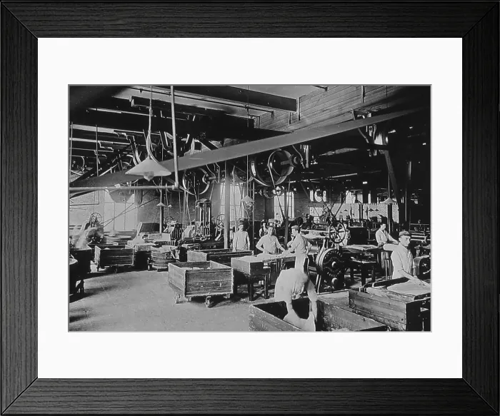 Framed Print : Crumpsall CWS Biscuit Factory in 1908 Framed Print : Crumpsall CWS Biscuit Factory in 1908